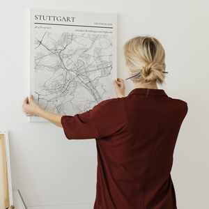 Mapa personalizado de Stuttgart: "Entre viñedos y alta tecnología"