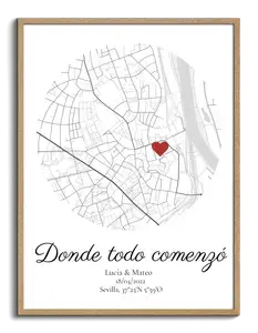 Crea tu mapa del amor: Personalizado para celebrar vuestra historia juntos
