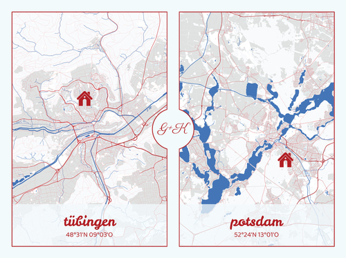 Personaliza tu mapa DOPPEL: Conecta dos lugares especiales