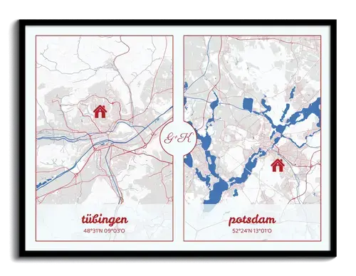 Personaliza tu mapa DOPPEL: Conecta dos lugares especiales