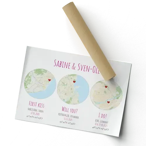 Mapa Circular para Parejas - Hitos de Amor