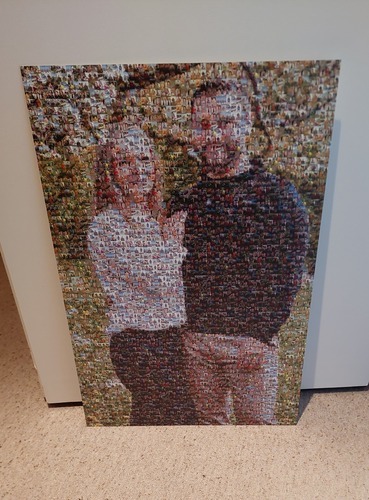 Foto del cliente Daniel para la valoración Impresión Fotomosaico [En línea] Dibond 50x75cm