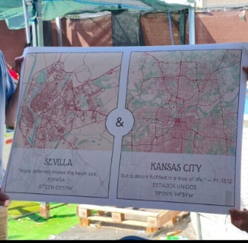 Foto del cliente Isabel para la valoración Impresión Mapa de la ciudad Póster 90x60cm