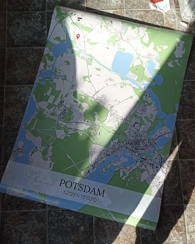 Foto del cliente Milena para la valoración Impresión Mapa de la ciudad Póster 70x100cm