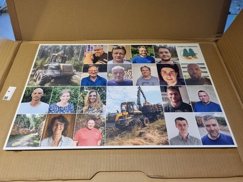 Foto del cliente Stephan para la valoración Impresión Fotocollage Dibond 60x40cm